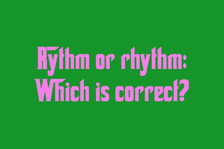 rythm-or-rhythm-which-is-correct